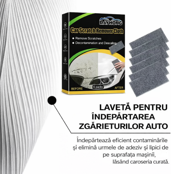 Laveta Magică Nano pentru Mașini